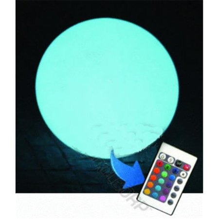 MAIN ACCESS Main Access 131792 15 in. Ovoid Led Ball with Remote (waterproof-floating) 131792